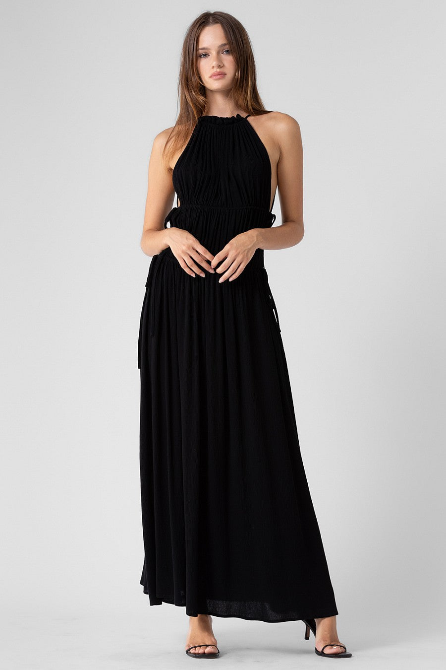 HALTER MAXI DRESS