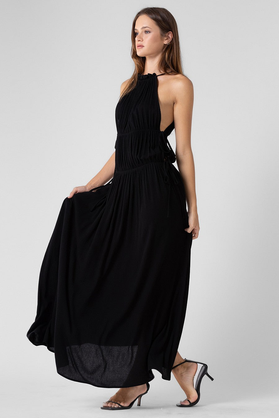 HALTER MAXI DRESS