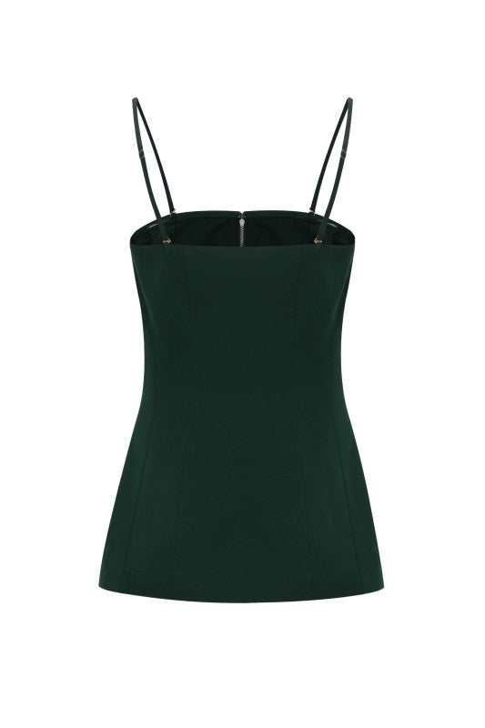 Alessia Woven Adjustable Straps With Front Pockets