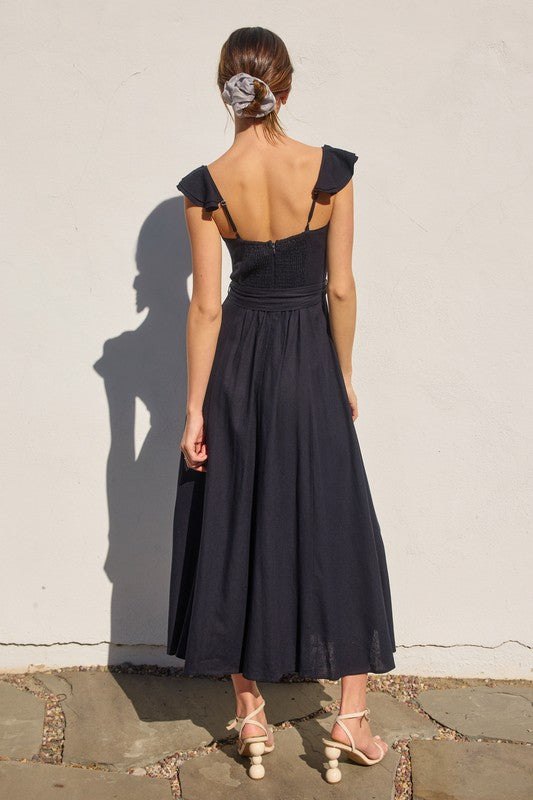 Heaven Sent Corset Flutter Dress