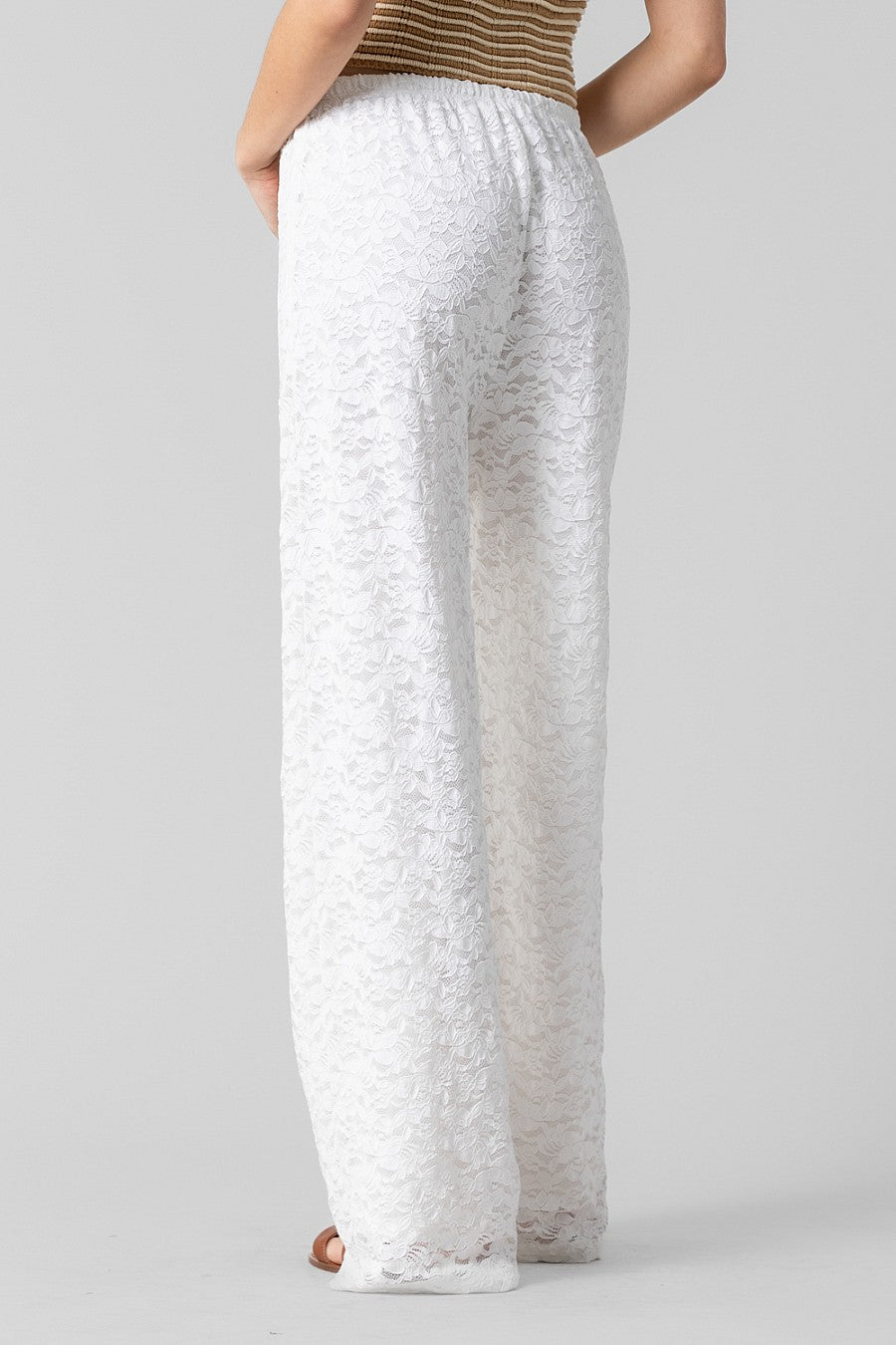 LACE DRAWSTRING PANTS
