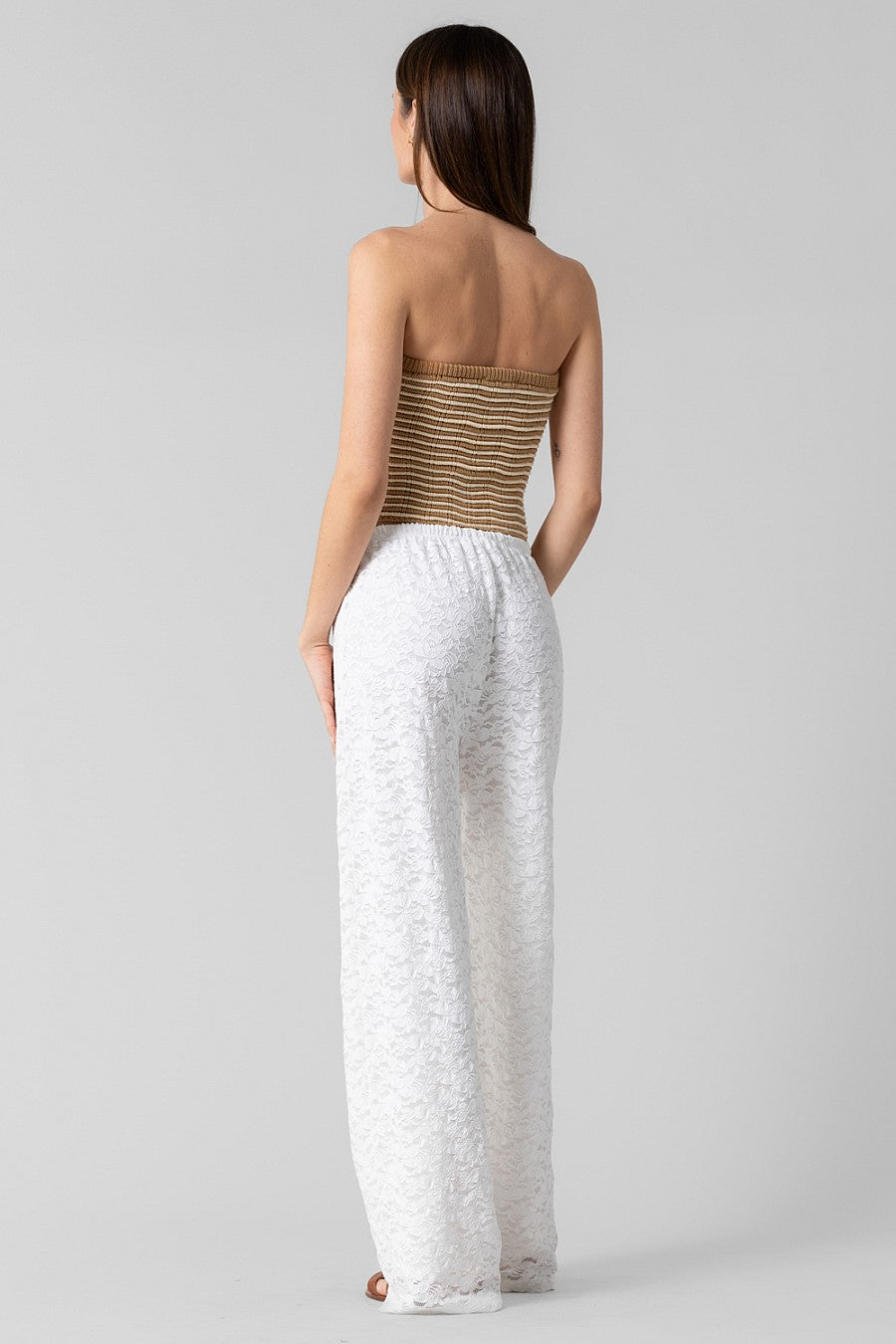 LACE DRAWSTRING PANTS