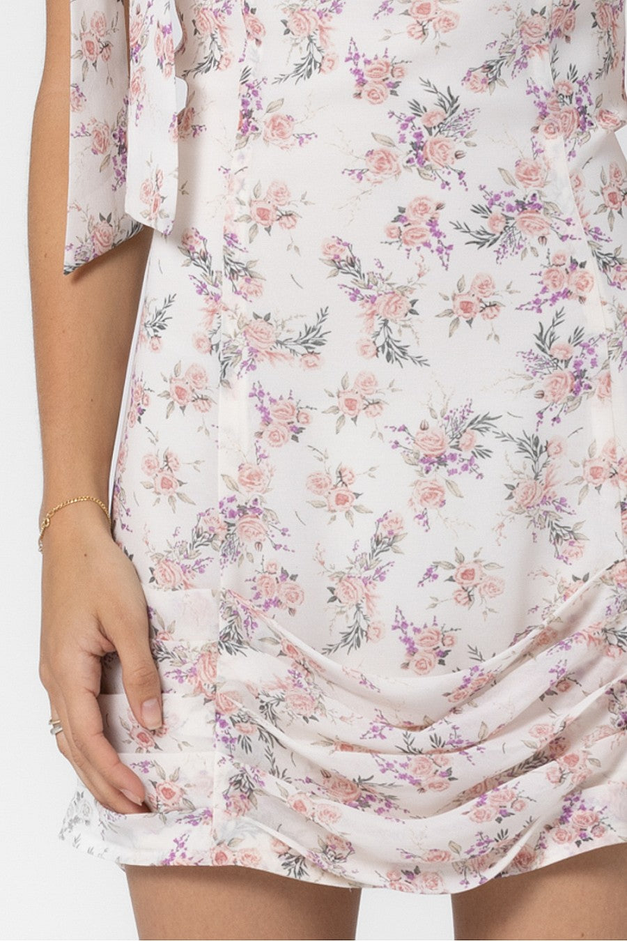 Floral mini dress
