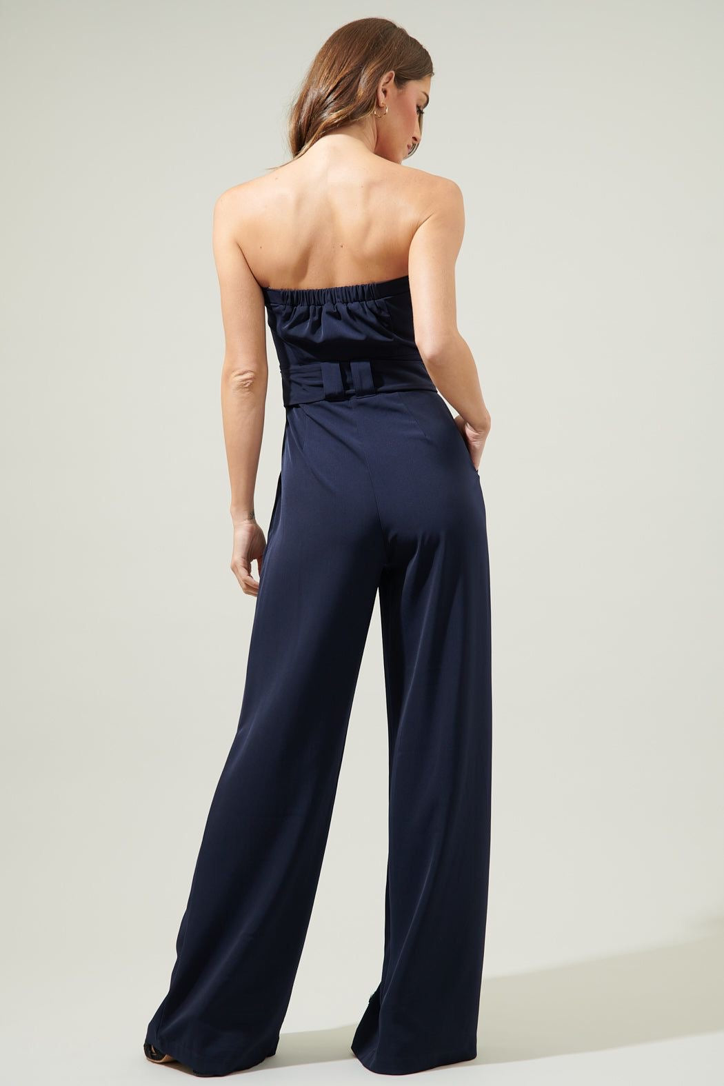 Lappel Tube Top Wide Leg
Jumpsuit