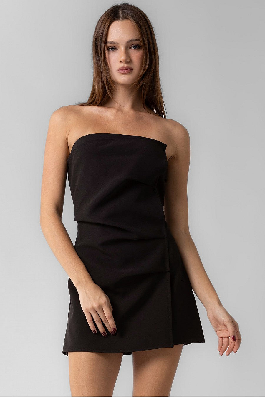 STRAPLESS TUBE DRESS