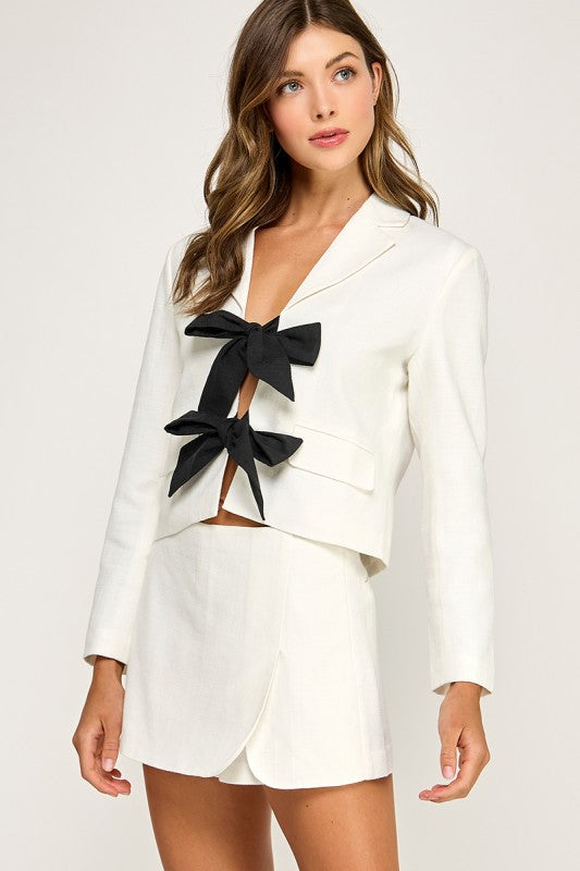 White two piece set