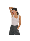 LADIES KNIT RIBBED TANK TOP