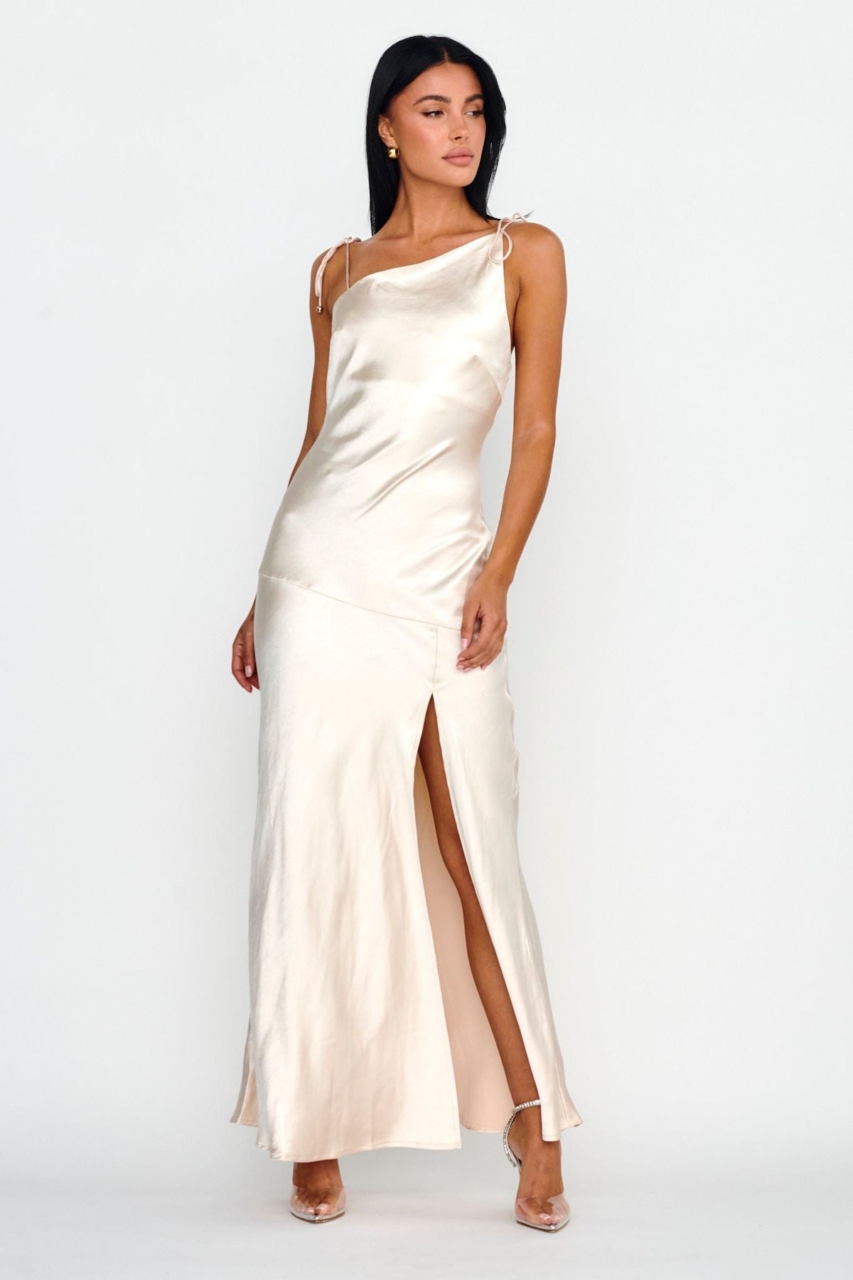 Champagne maxi dress