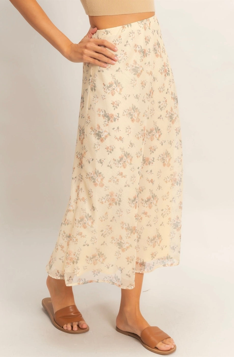 garden muse midi skirt
