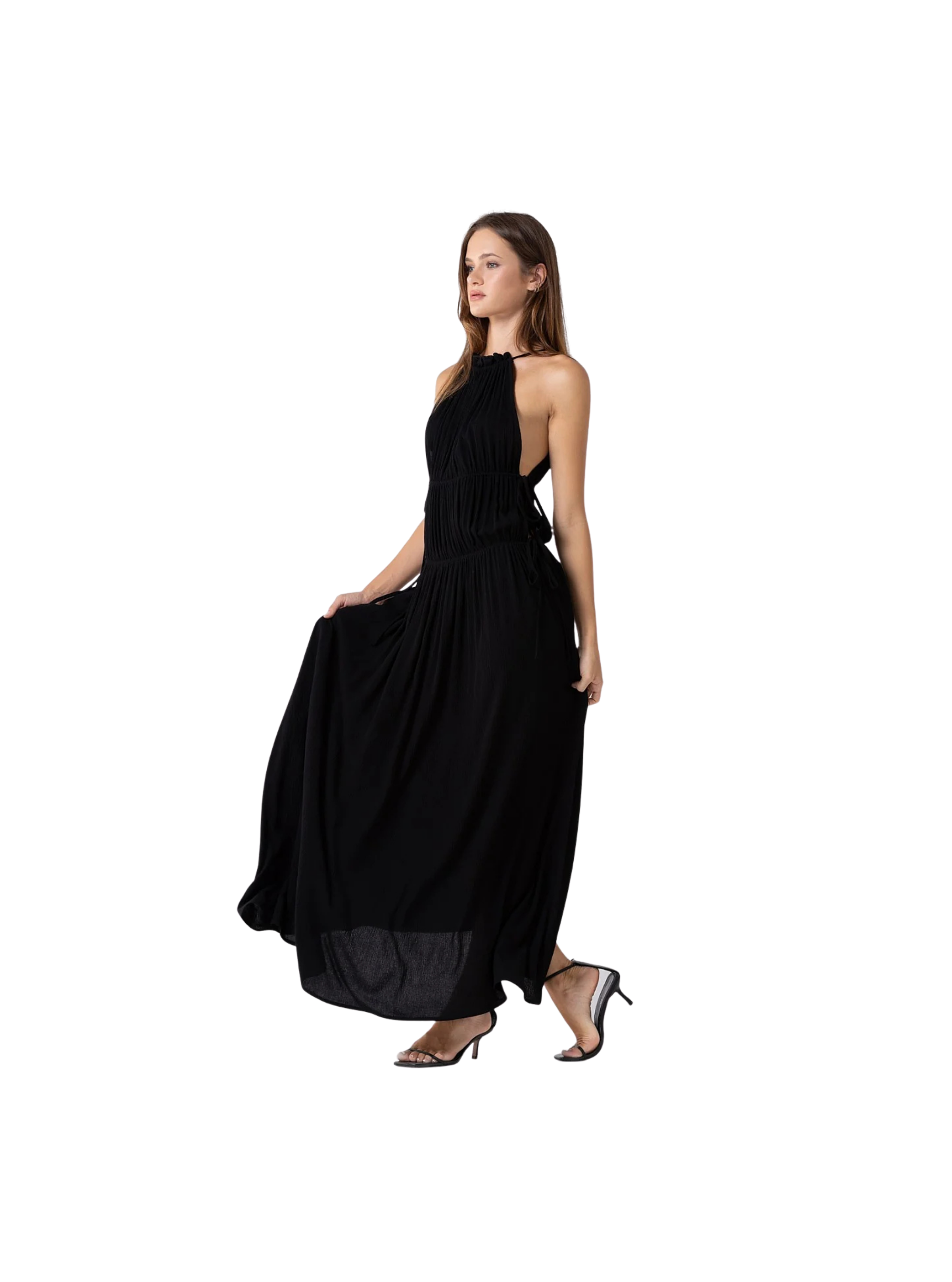HALTER MAXI DRESS