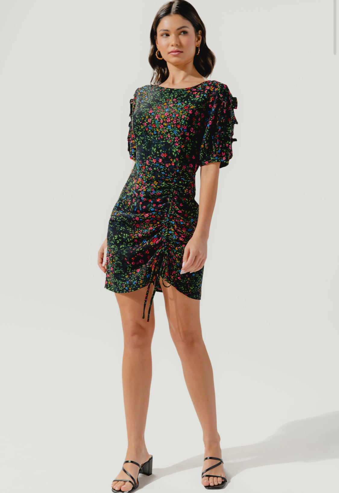 Garden State Of Mind Ruched Dress