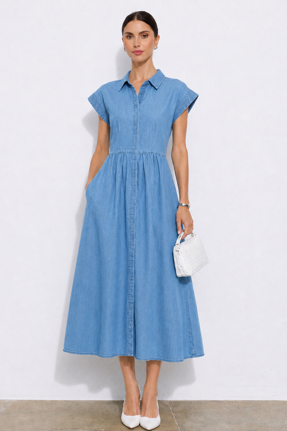 Denim dress