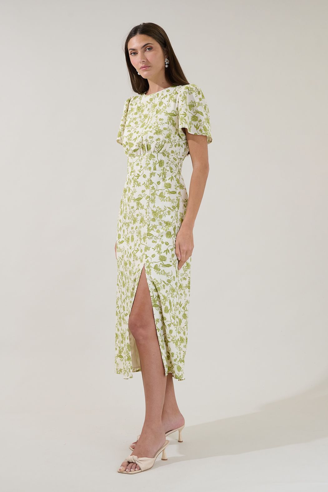 Bloom Midi Dress Floral