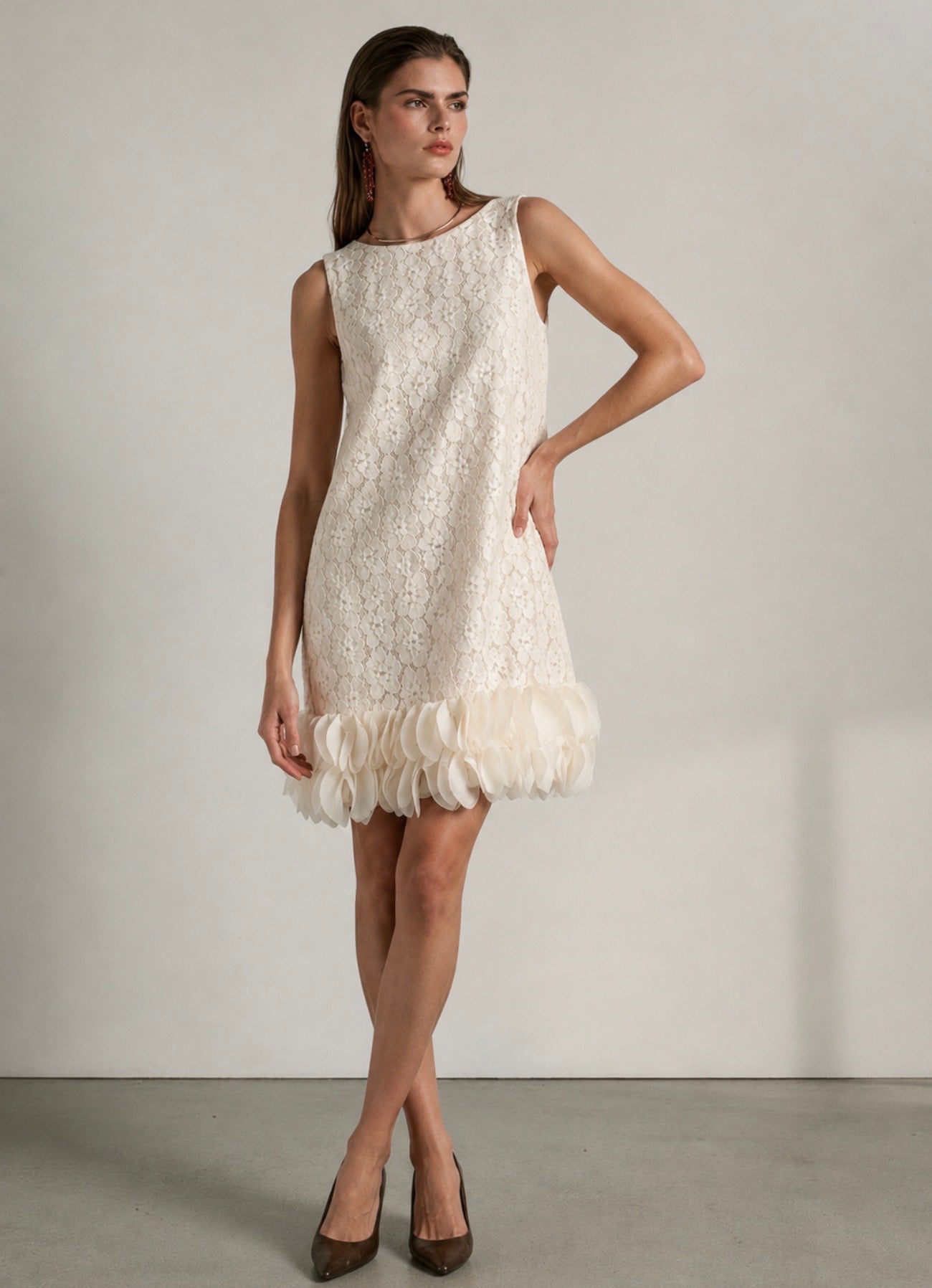 Petal Hem Dress