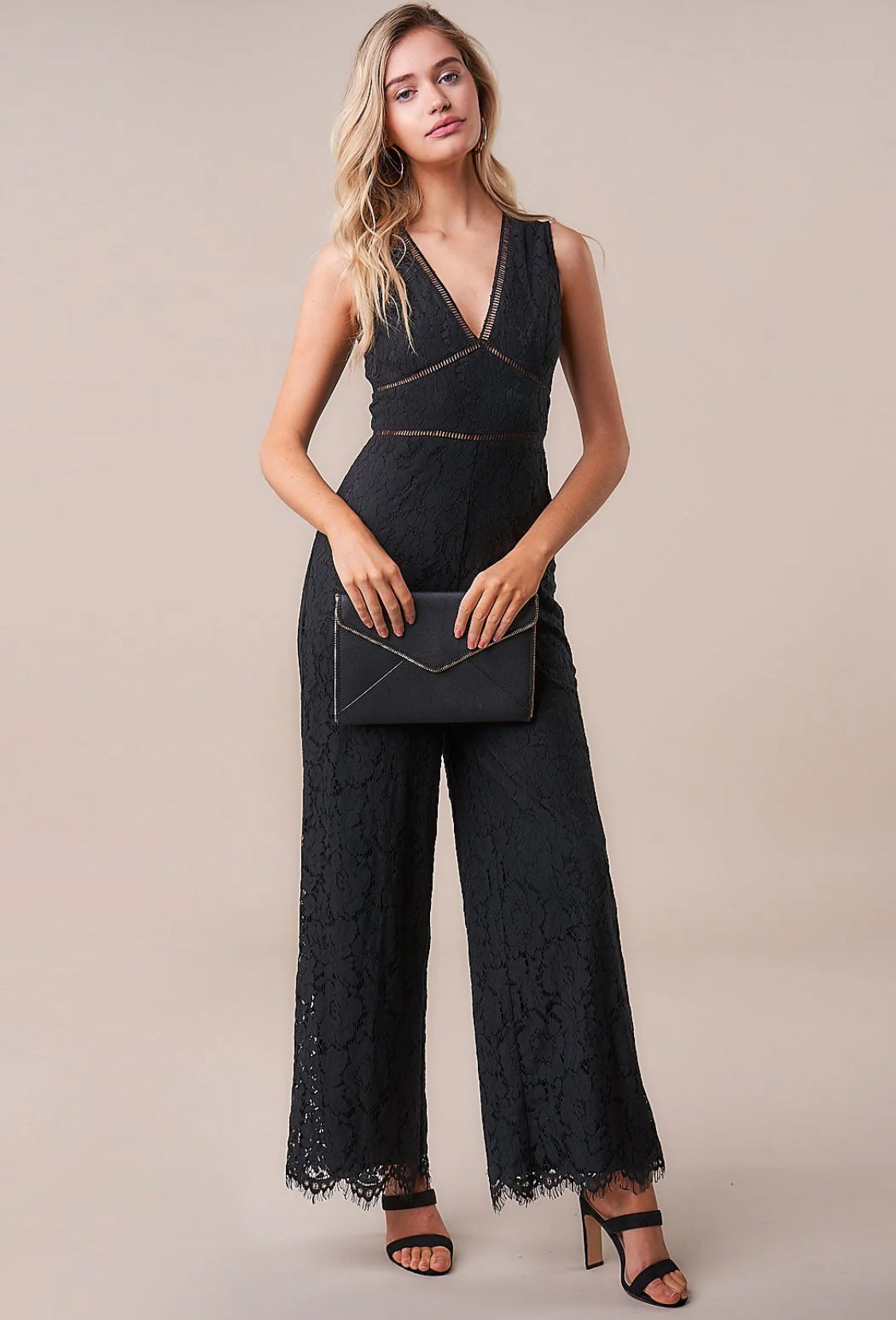 Amor Lace Inset Jumpsuit