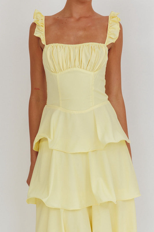 Parisian Summer Yellow dress