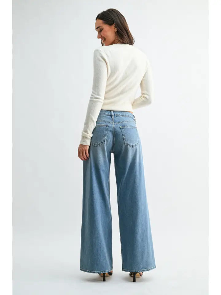 STRETCH MID RISE PALAZZO