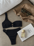 Noir One-Shoulder Bikini