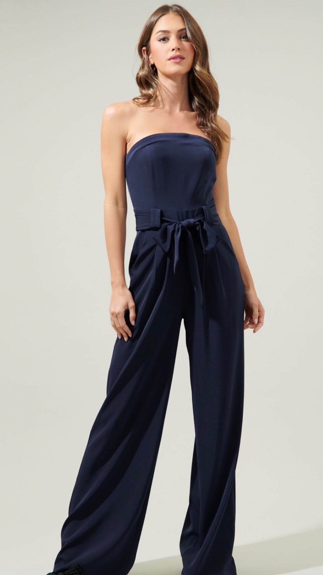 Lappel Tube Top Wide Leg
Jumpsuit