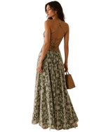 Olive Floral Maxi