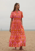 Belraj Poplin Maxi Dress Ikat