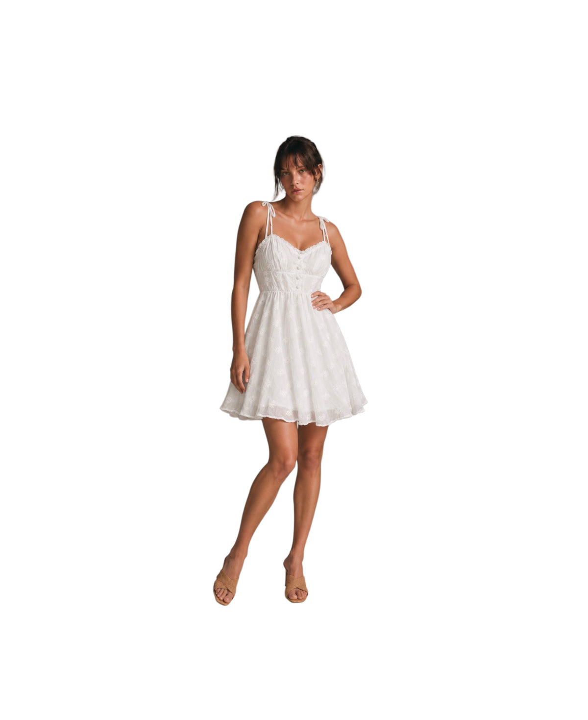 Eyelet dress