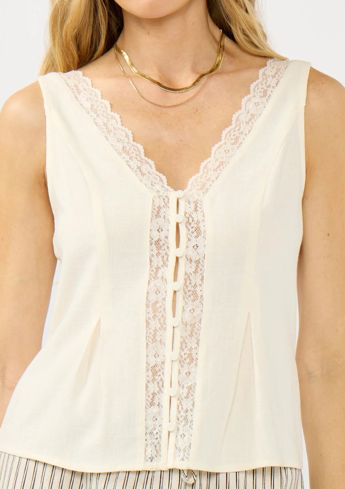 Roxane Lace Tank Top