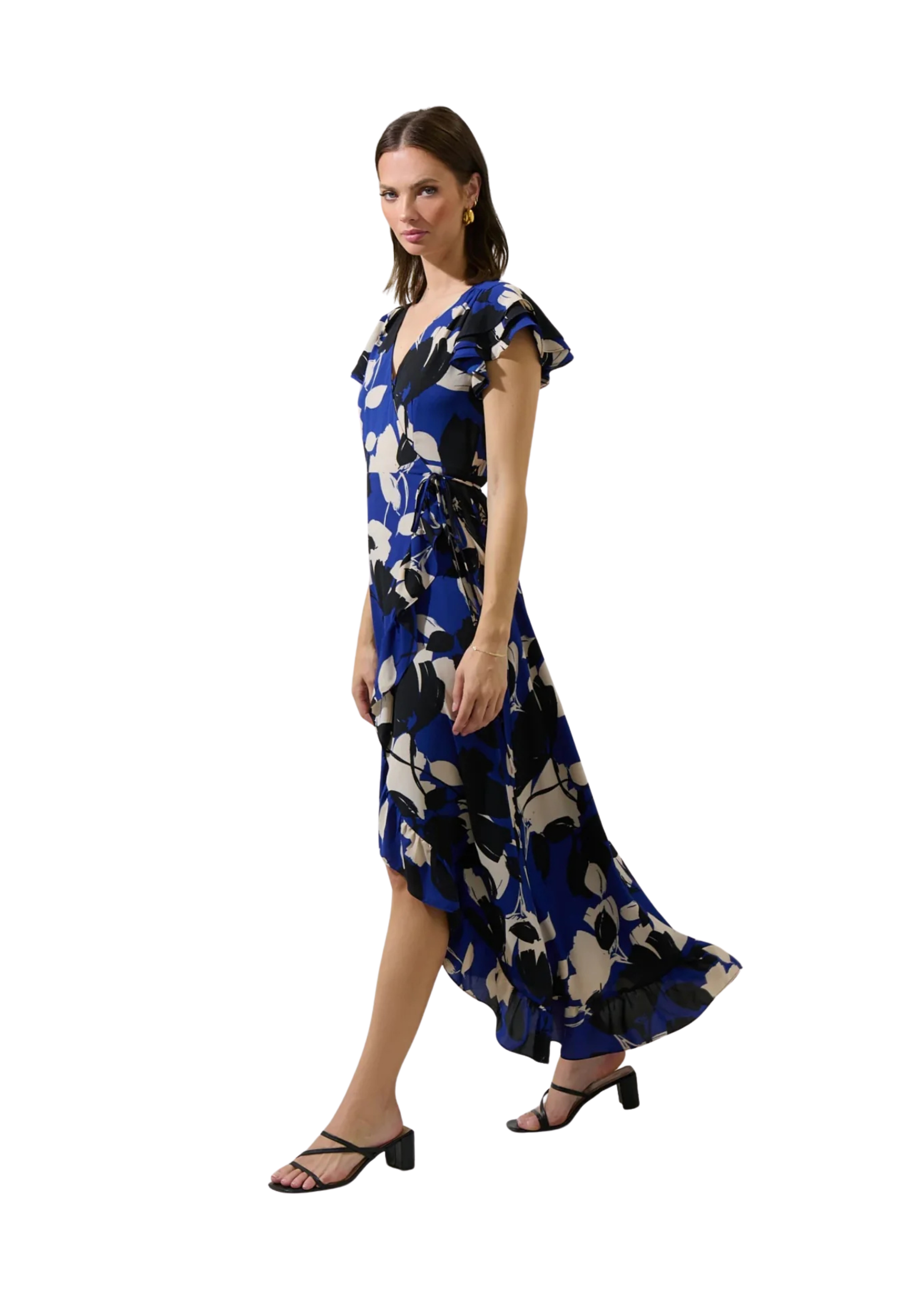Anthem Floral Califa Maxi Wrap Dress