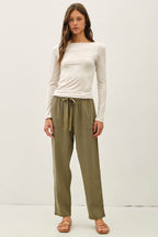 BOAT NECK LONG SLEEVE TOP