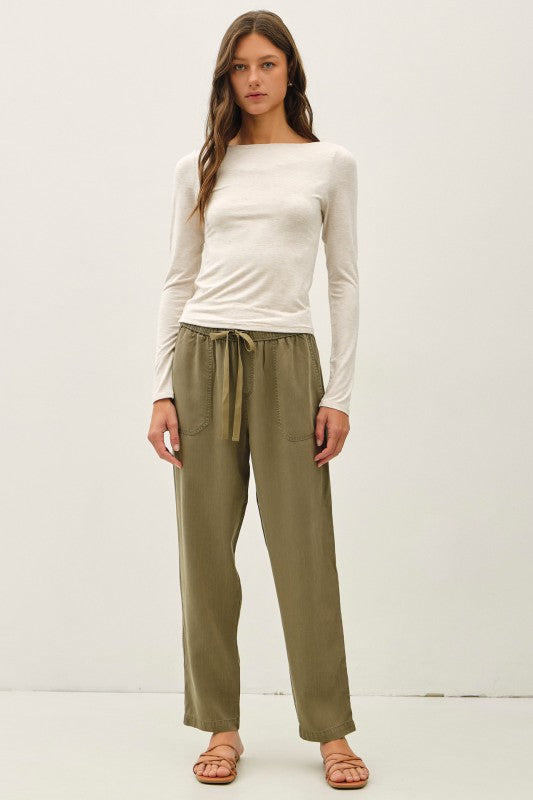 BOAT NECK LONG SLEEVE TOP