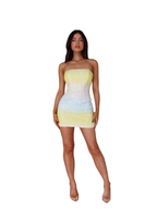 Atlanta Strapless Sequin Mini dress