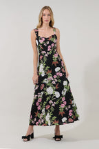 Paisly Smocked Maxi Dress
Hollyhock