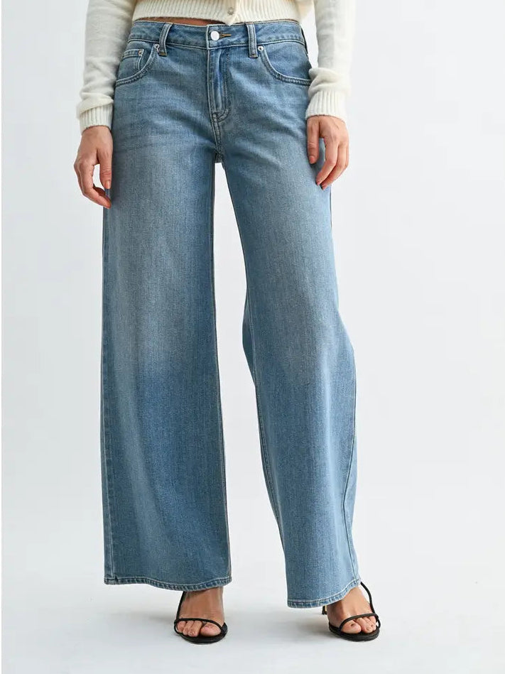 STRETCH MID RISE PALAZZO