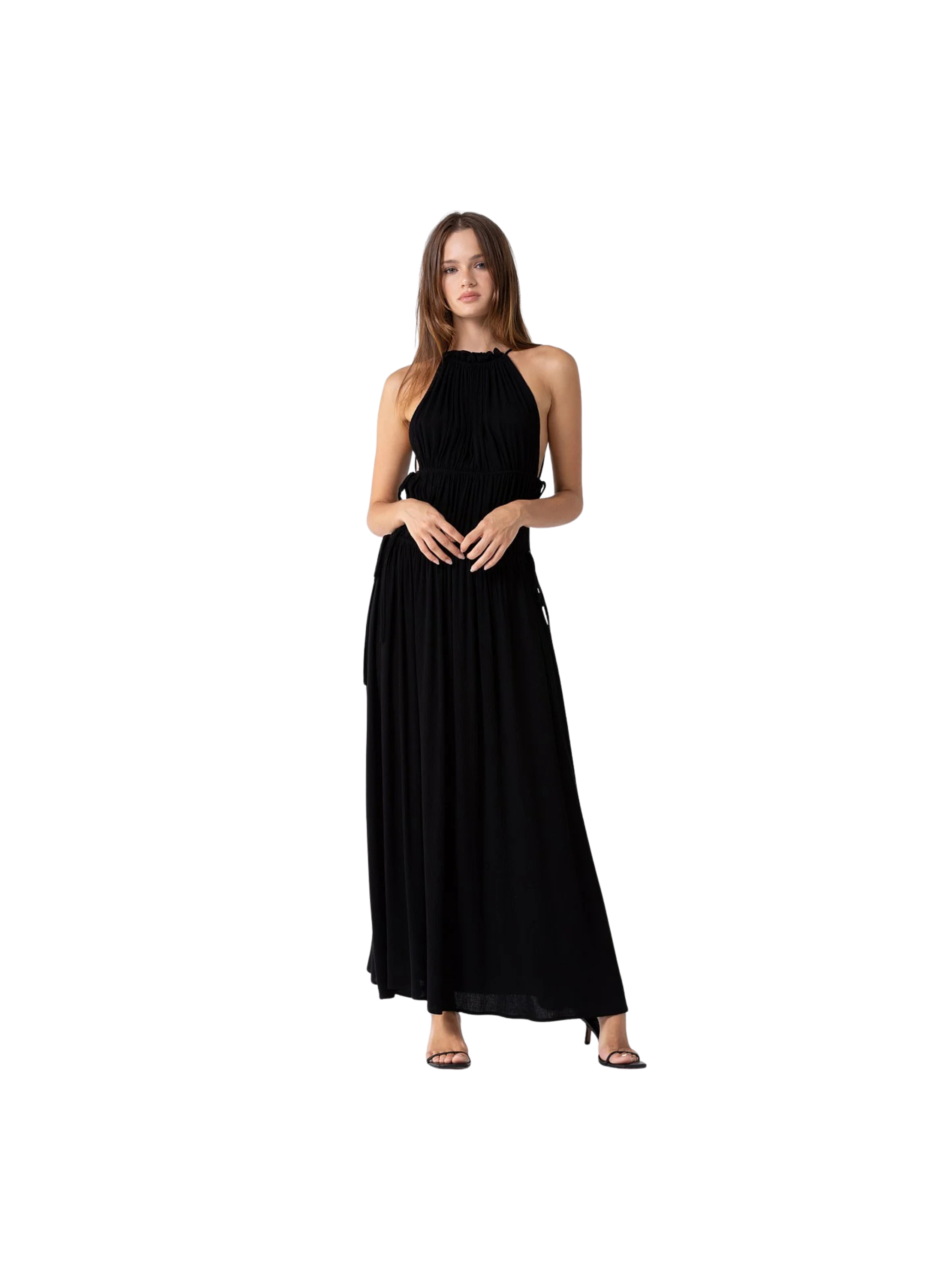 HALTER MAXI DRESS