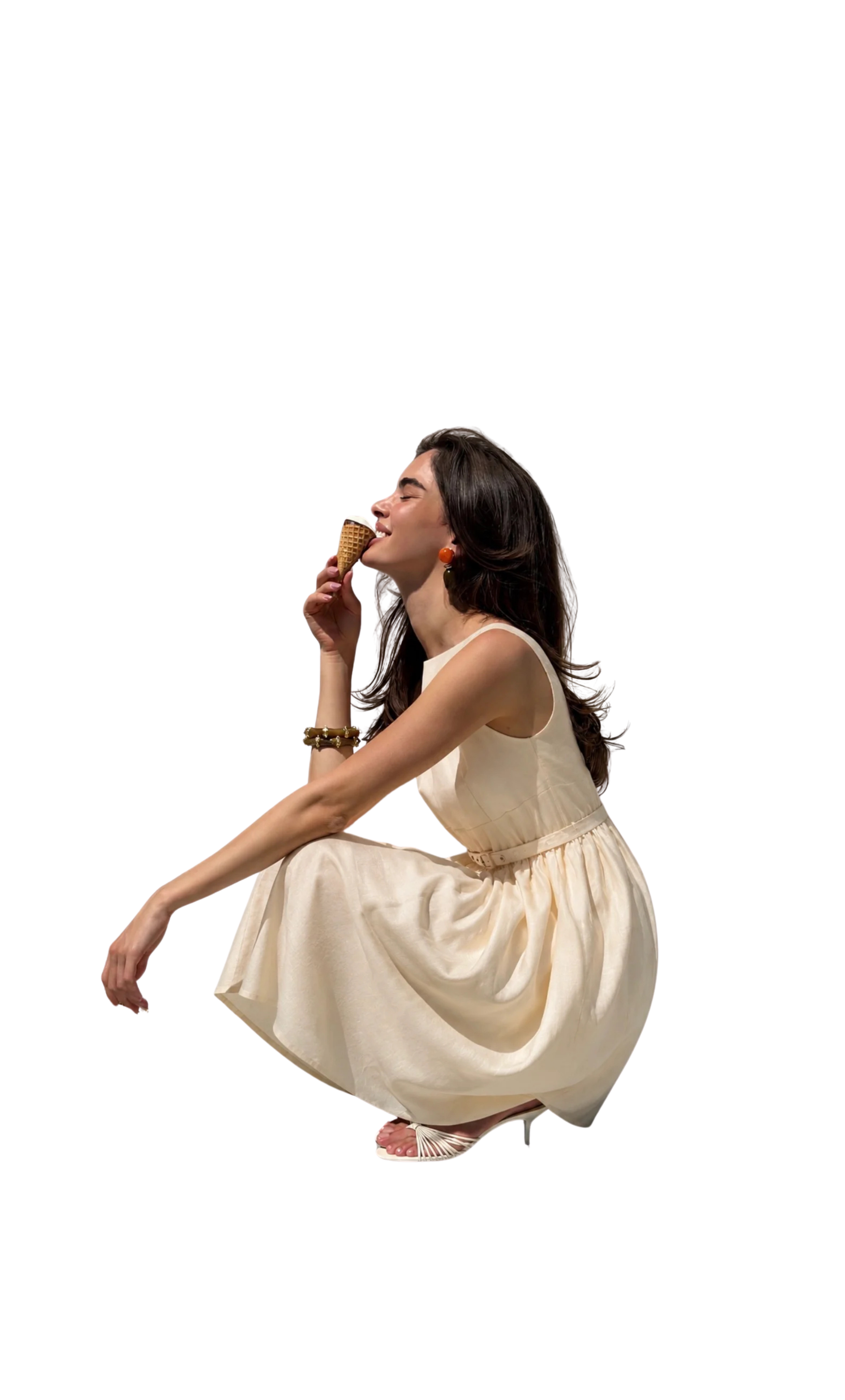 Alani Clio Smocked Midi Dress