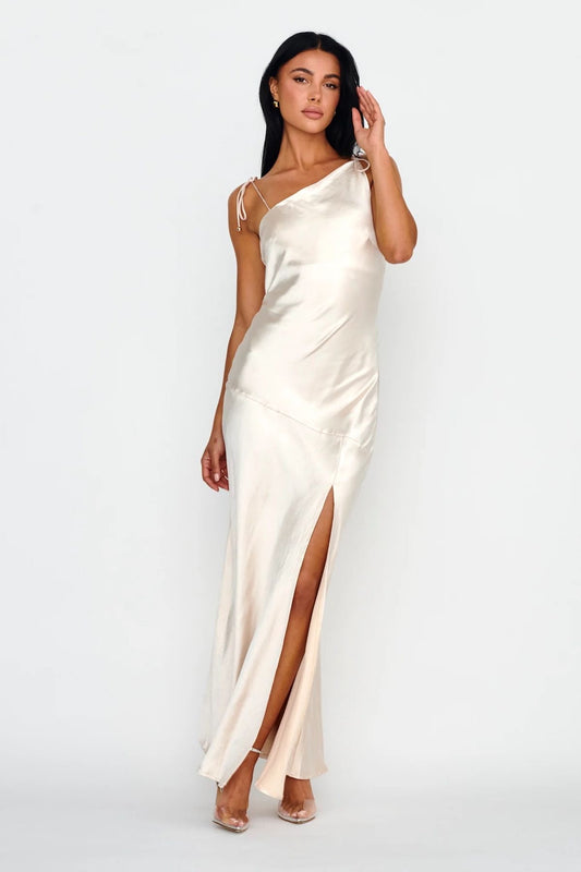 Champagne maxi dress