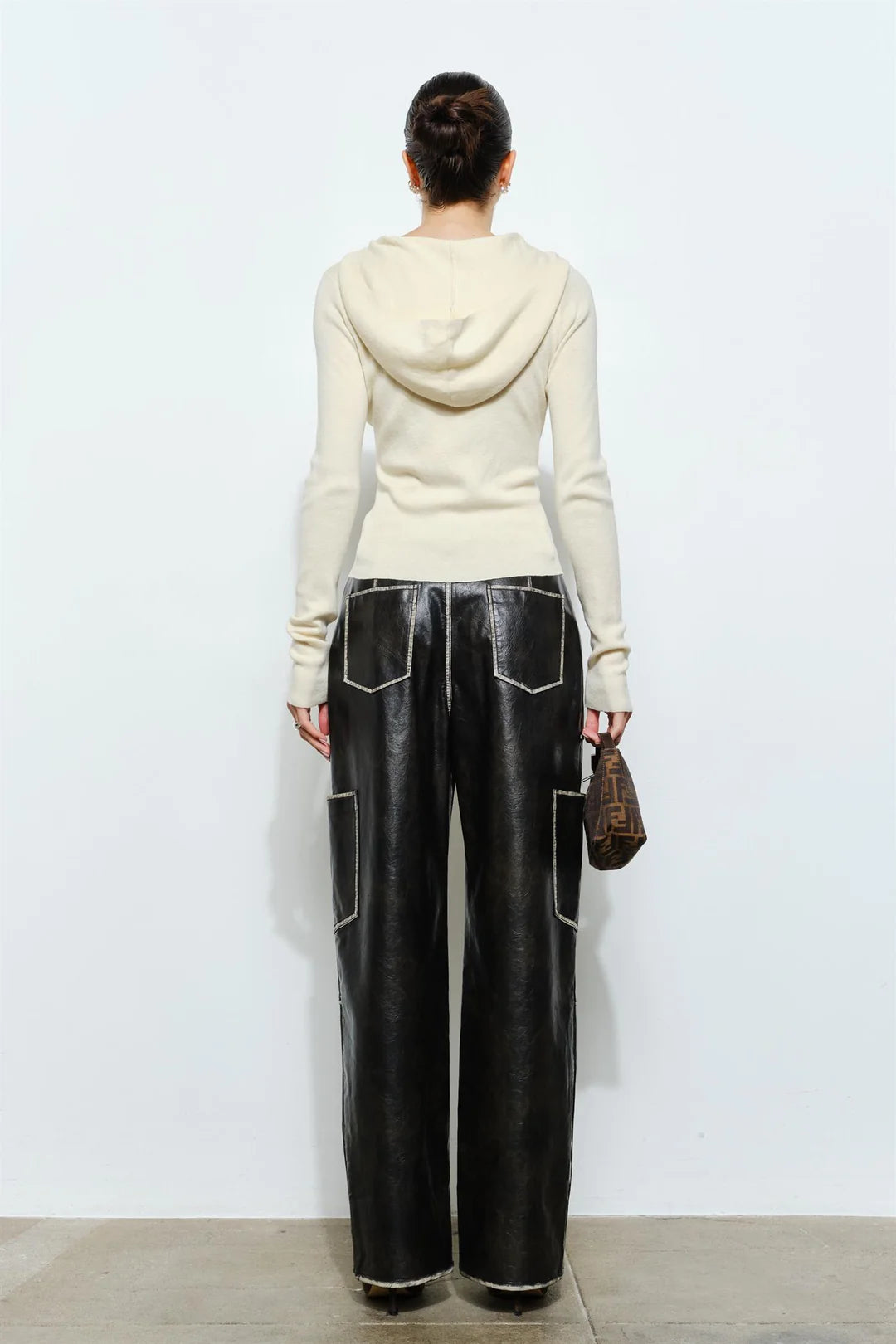 PALOMA KNITTED FRONT ZIP HOODIE