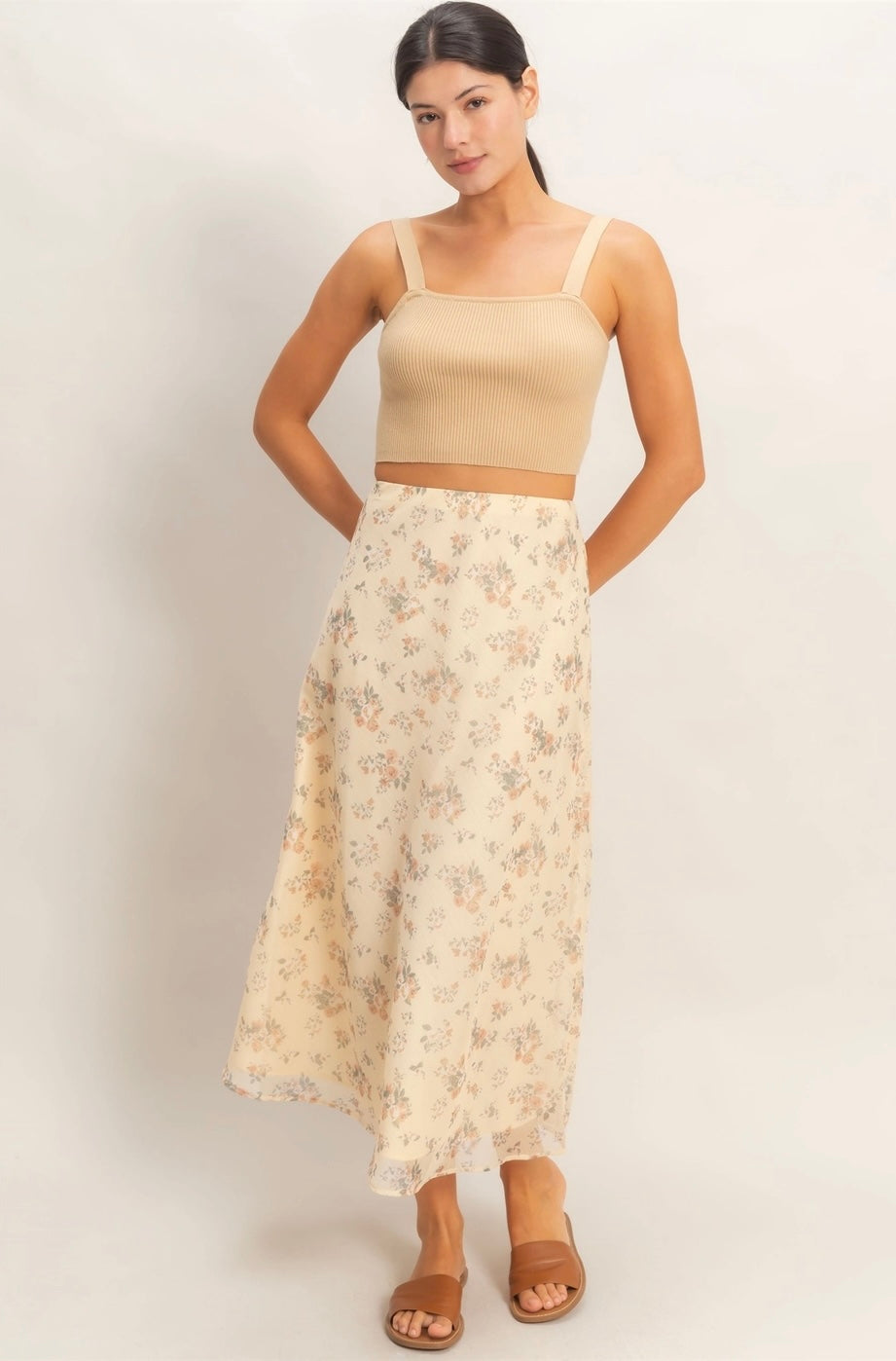 garden muse midi skirt