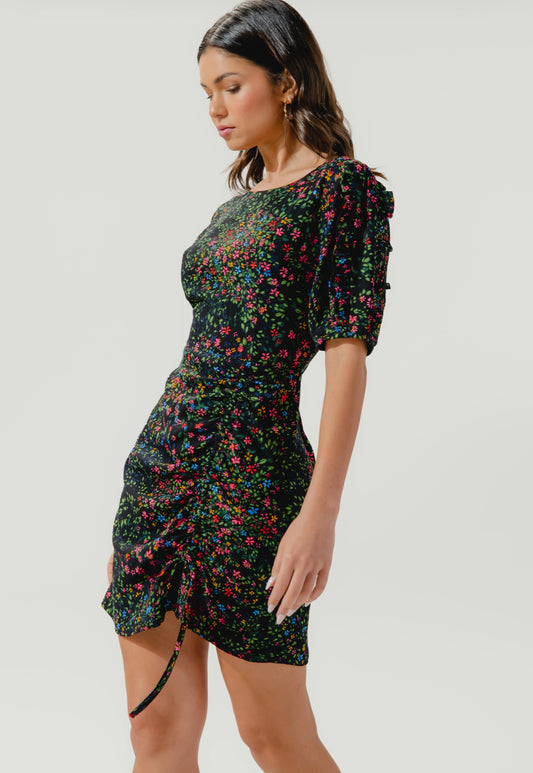 Garden State Of Mind Ruched Dress