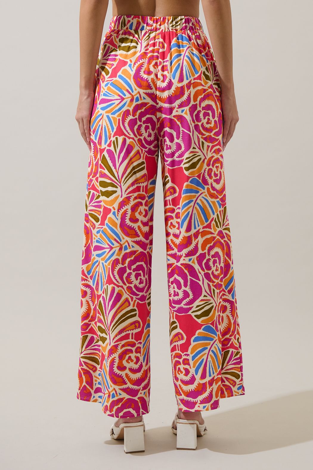 Nomi Floral Elena Wide Leg Pants