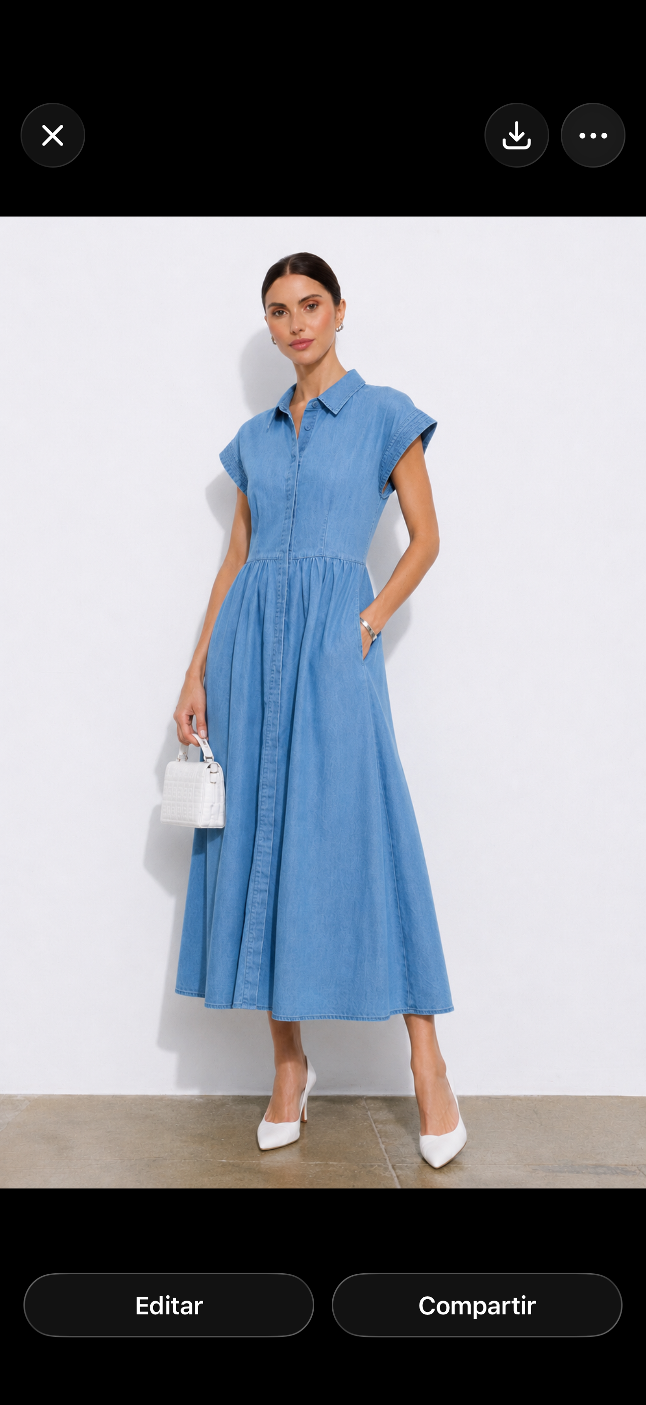 Denim dress
