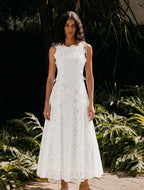 Dress with Design and Aristocratic Elegance