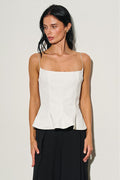 CAMI PEPLUM TOP