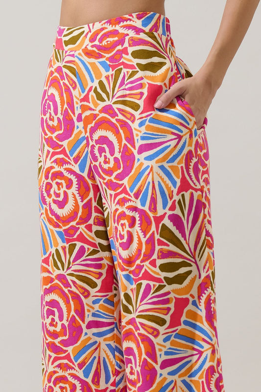 Nomi Floral Elena Wide Leg Pants