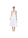 Halter V Neck dress