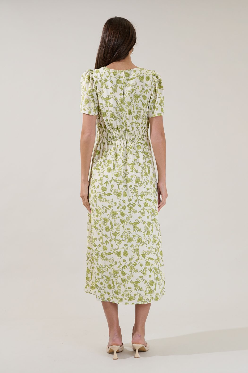 Bloom Midi Dress Floral