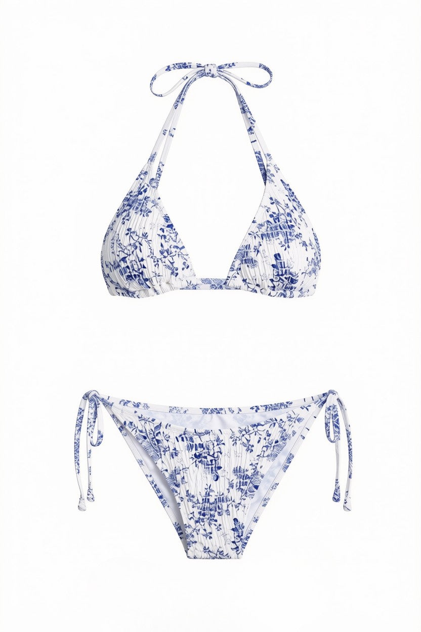 Azure Porcelain Bikini