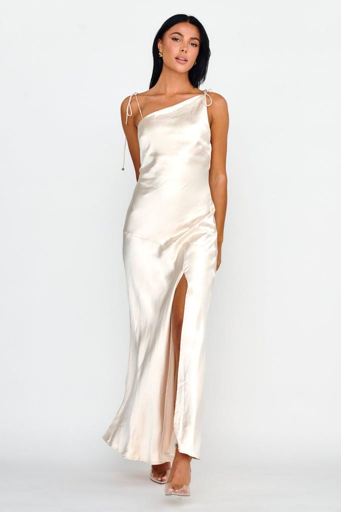 Champagne maxi dress