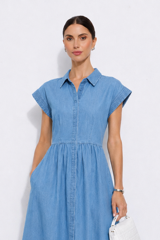 Denim dress