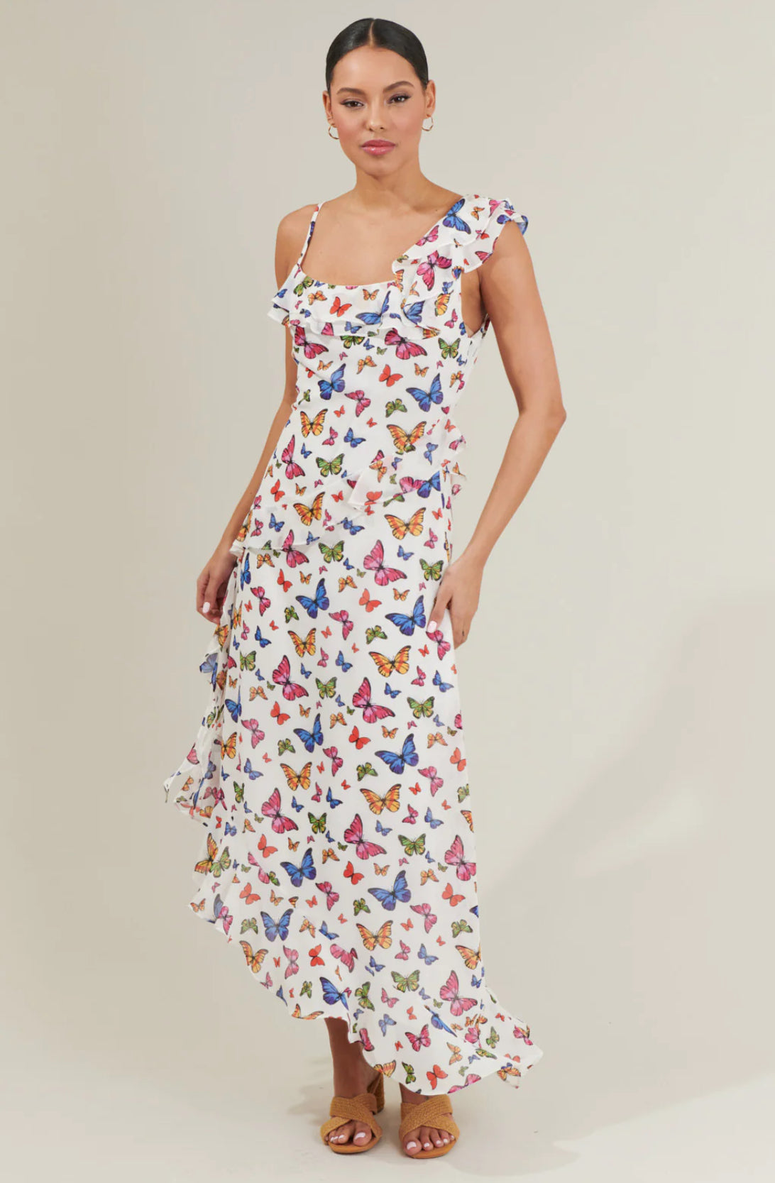 Bess Butterfly
Asymmetrical Midi dress